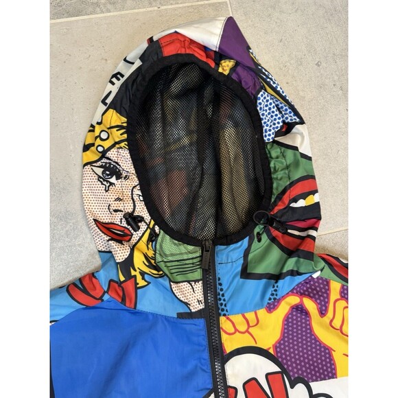 Reason Comic Book Water Resistant Windbreaker Jacket - Men’s Size Small - Picture 3 of 14